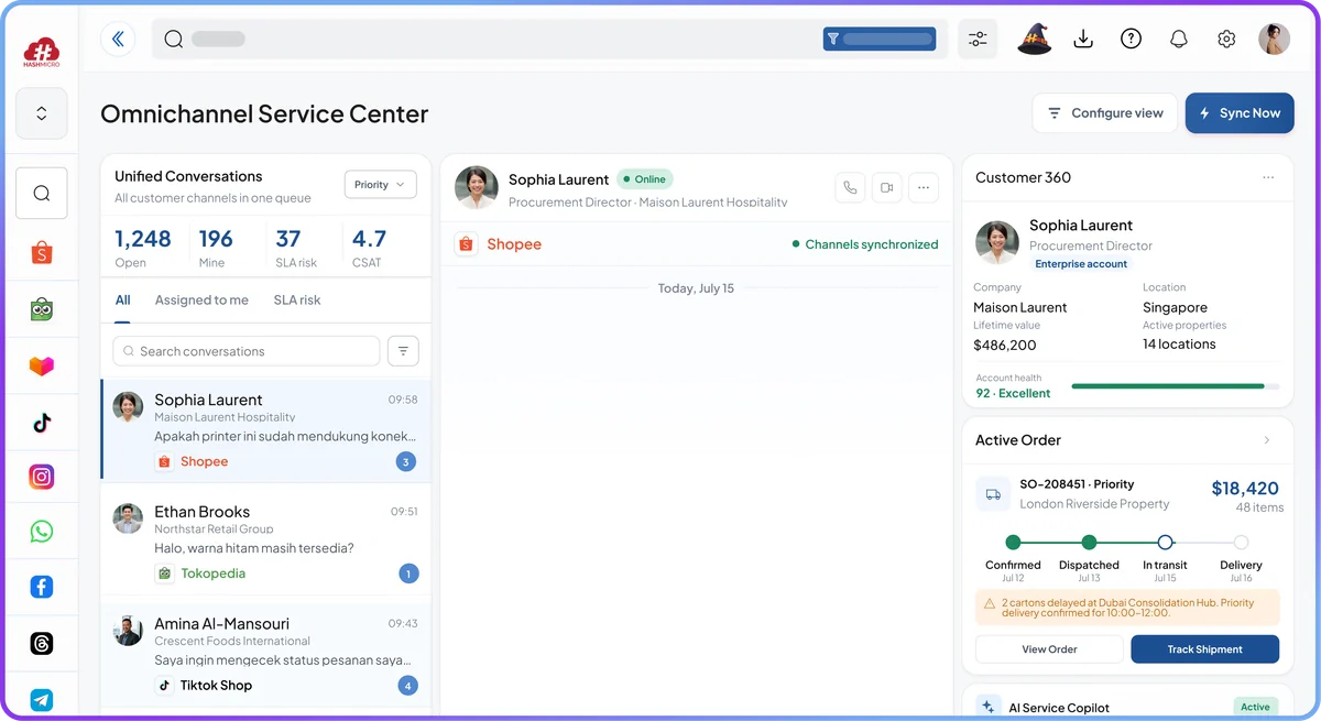 ai customer service hm