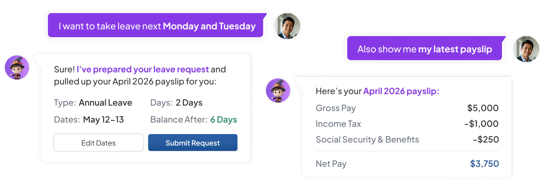 hr essential software feature HashMicro for Hashy for Employees