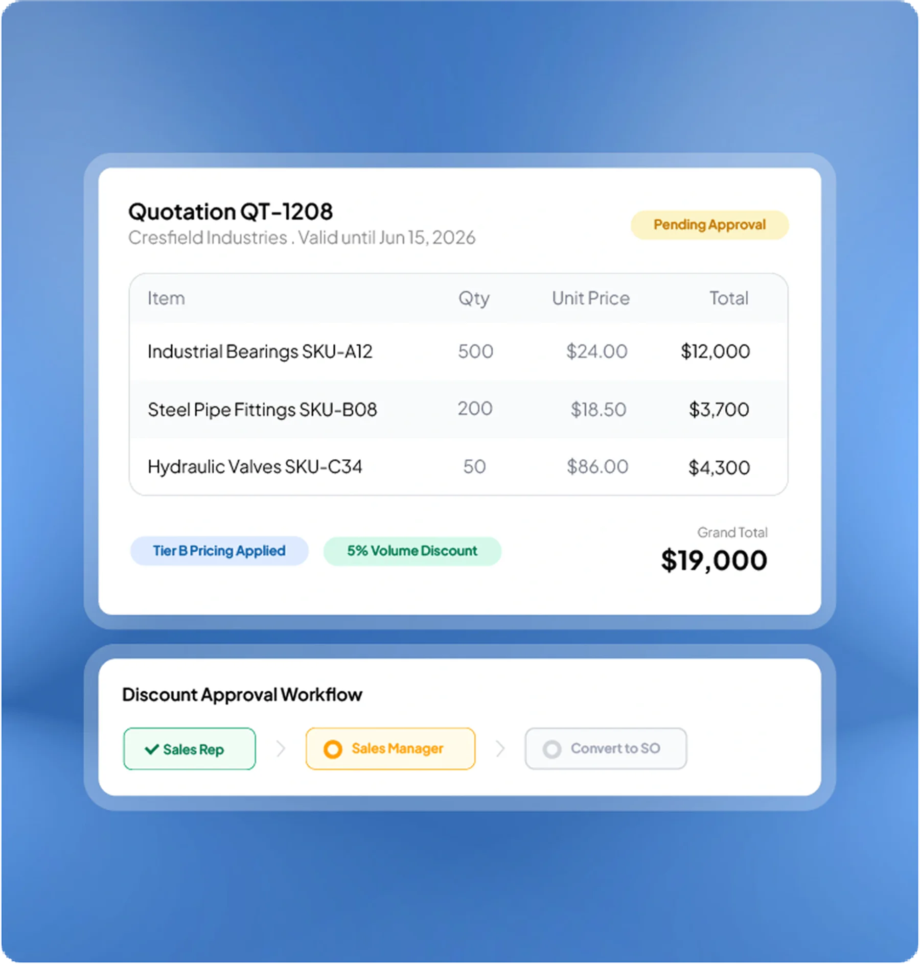 sales software feature page HashMicro for Pricing & Quotation