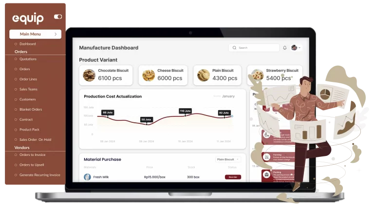 dashboard equip manufaktur