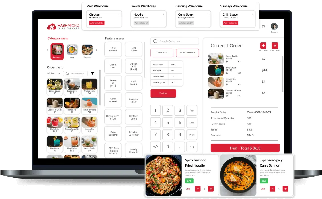 hashmicro restaurant pos system