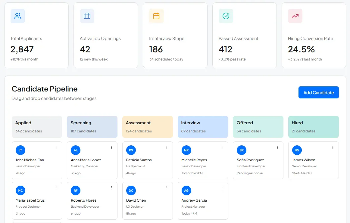 HashMicro Applicant Tracking System