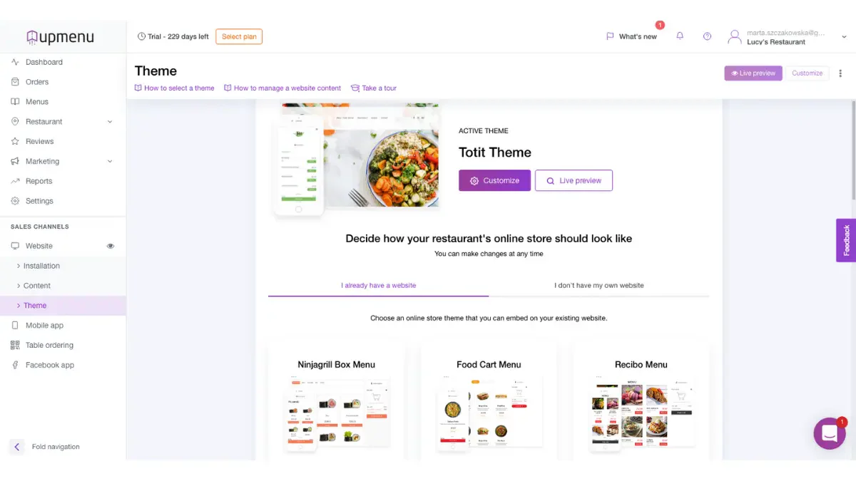 upmenu restaurant management software malaysia
