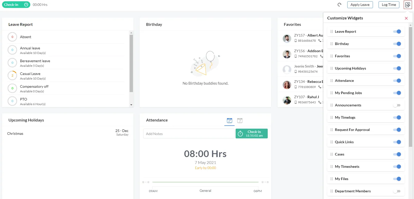 zoho people