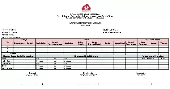 blog 423a383bcfe6 contoh laporan proyek harian