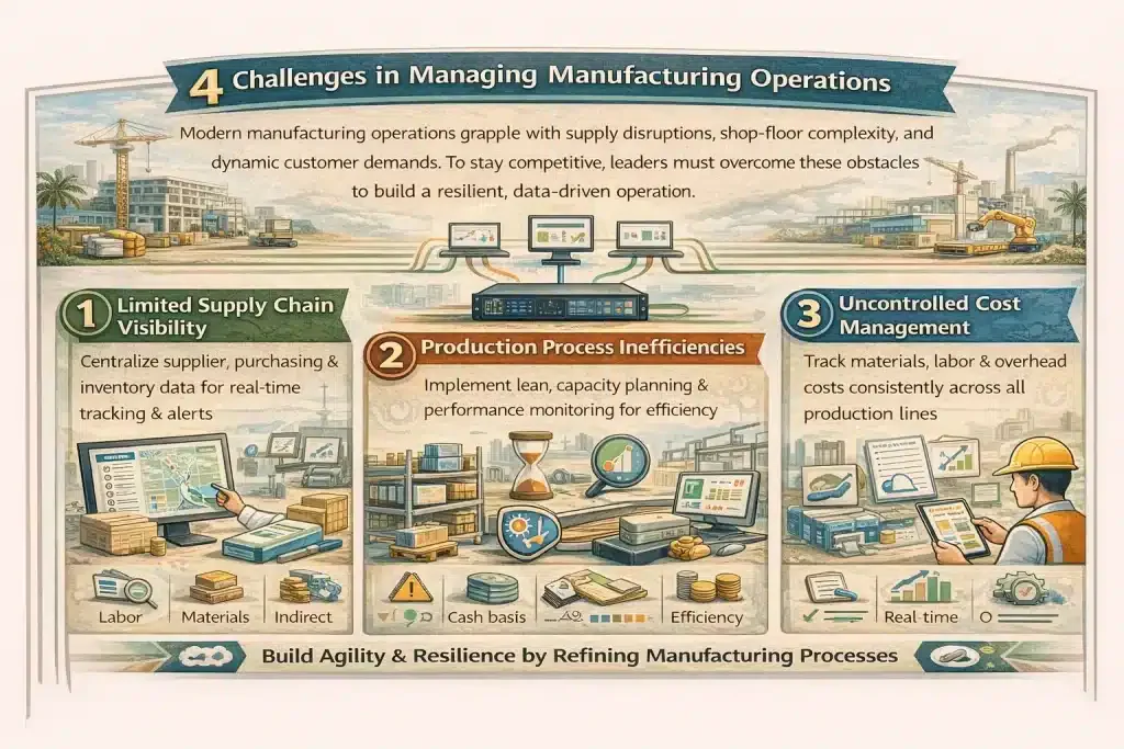 Mastering Manufacturing Operations for Modern Factories illustration