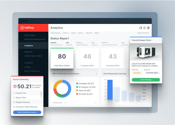 upkeep medical inventory software