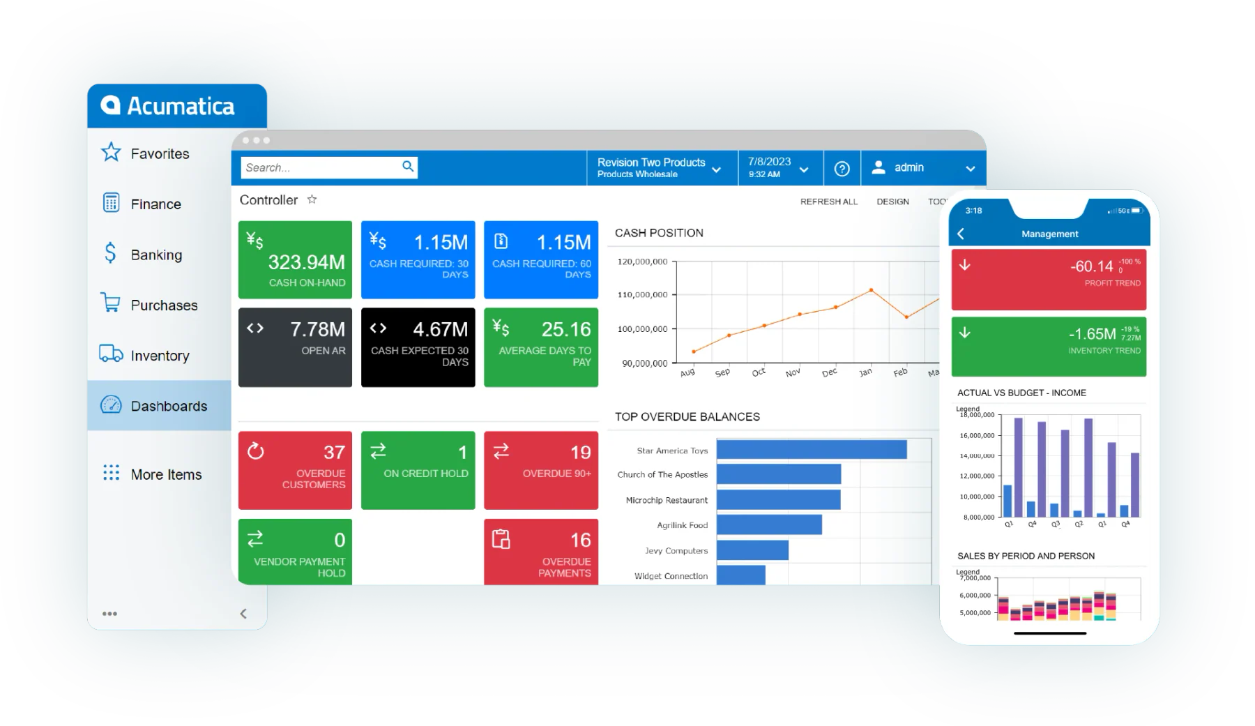 Acumatica Multi-Entity Accounting Software