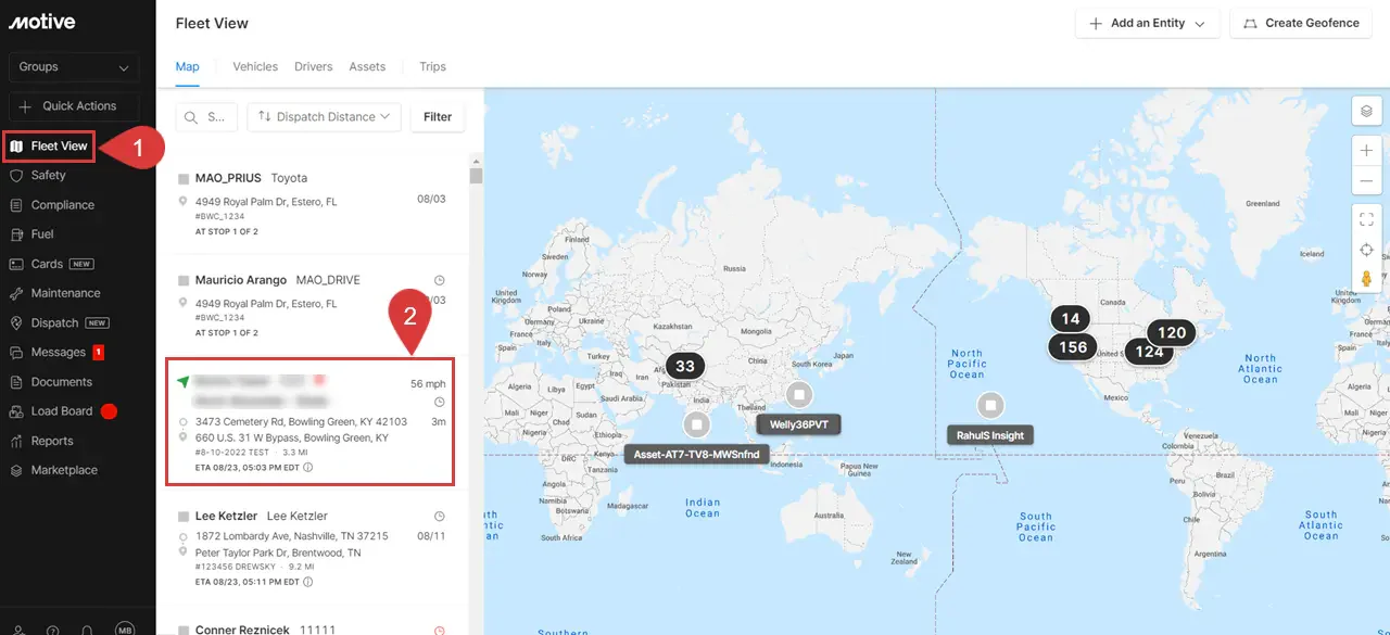 motive transportation management software
