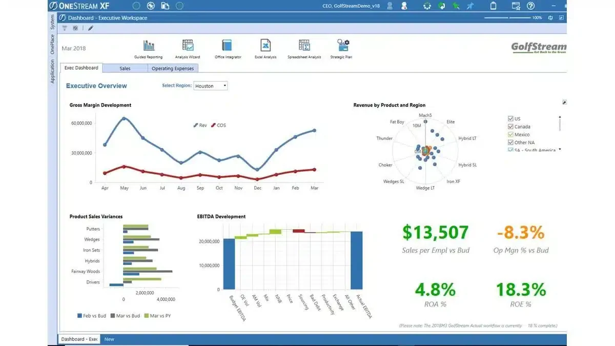 OneStream financial management tools