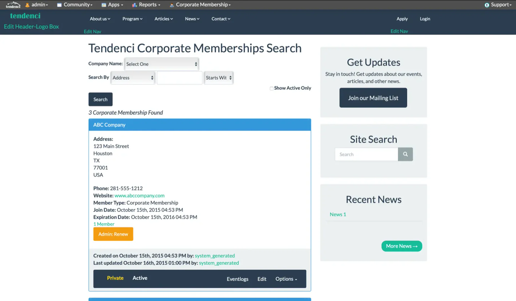 aplikasi membership