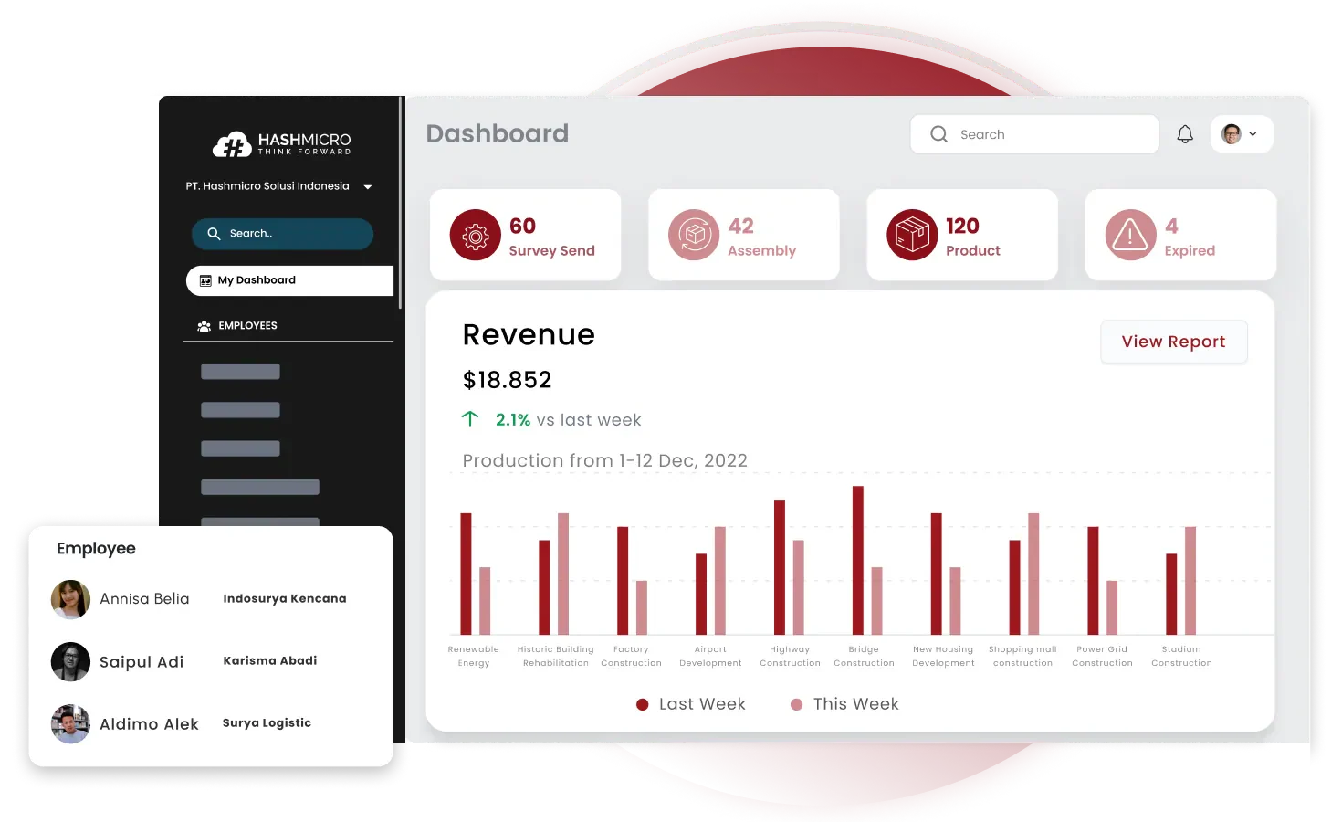 hashmicro software manajemen safety konstruksi