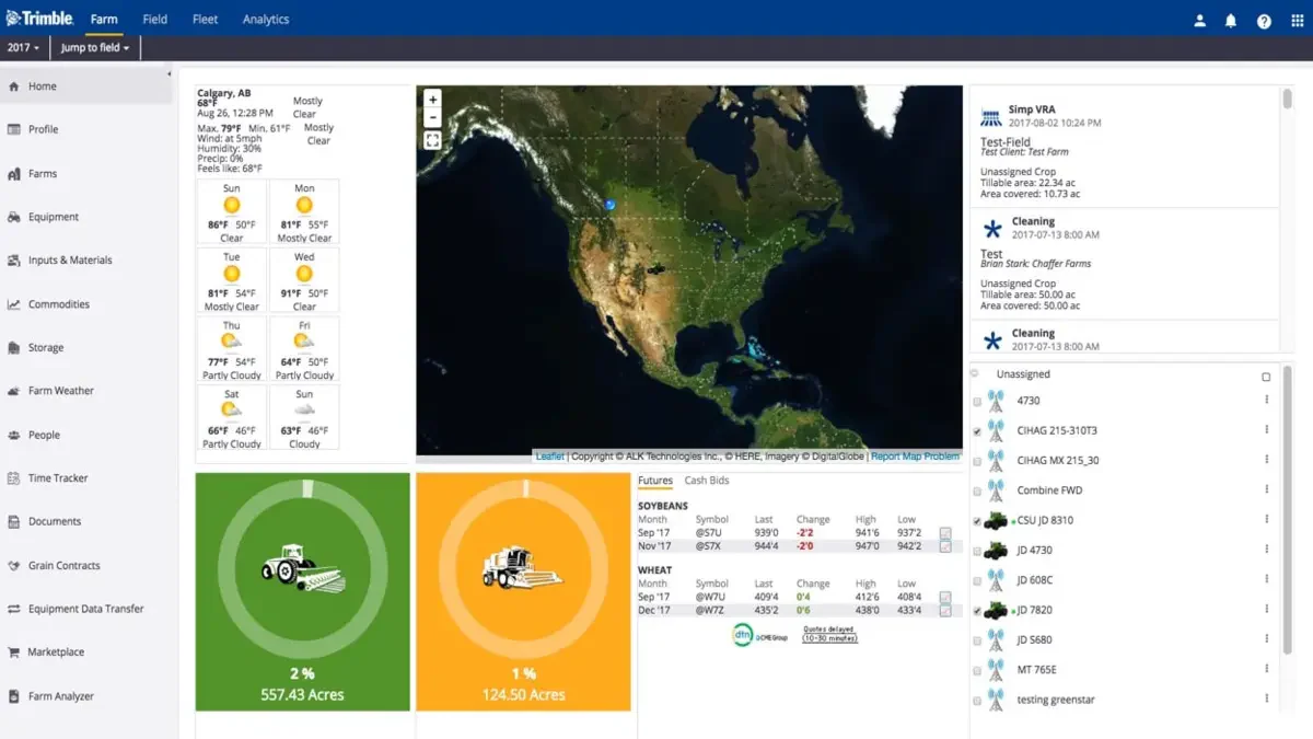 trimble agriculture software