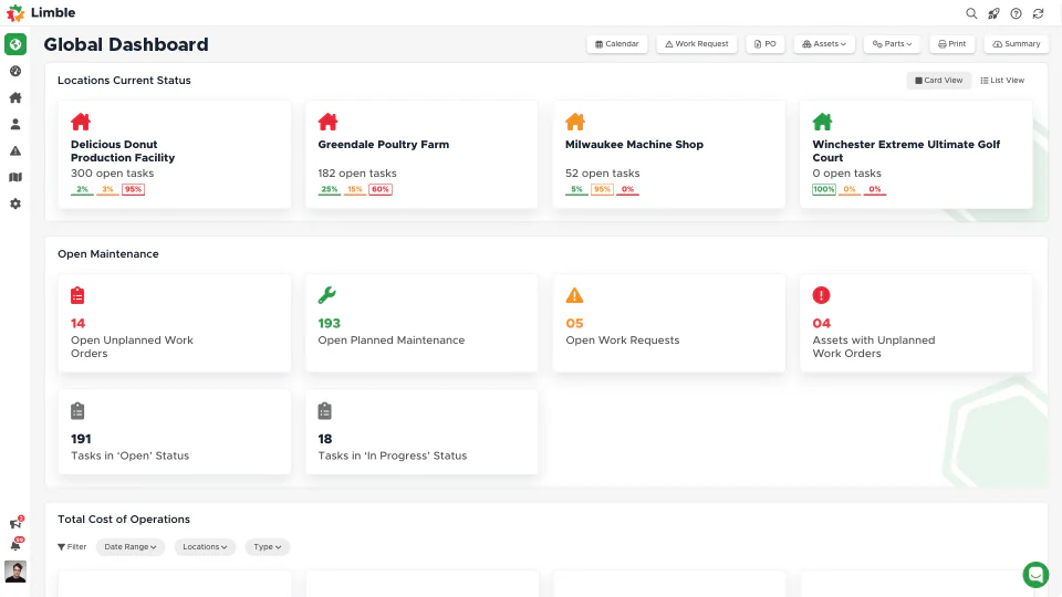 limble facilities management software