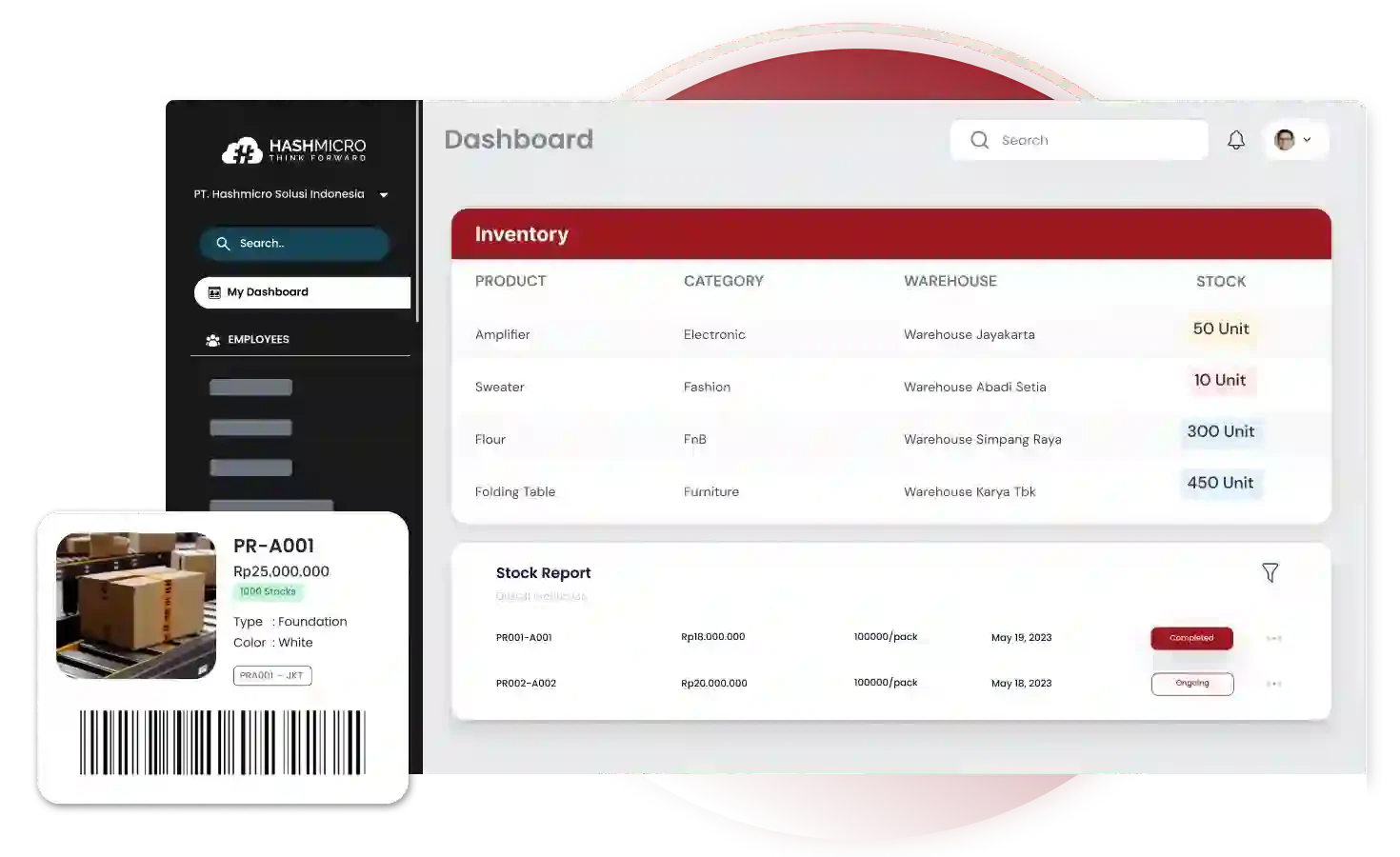 inventory dashboard