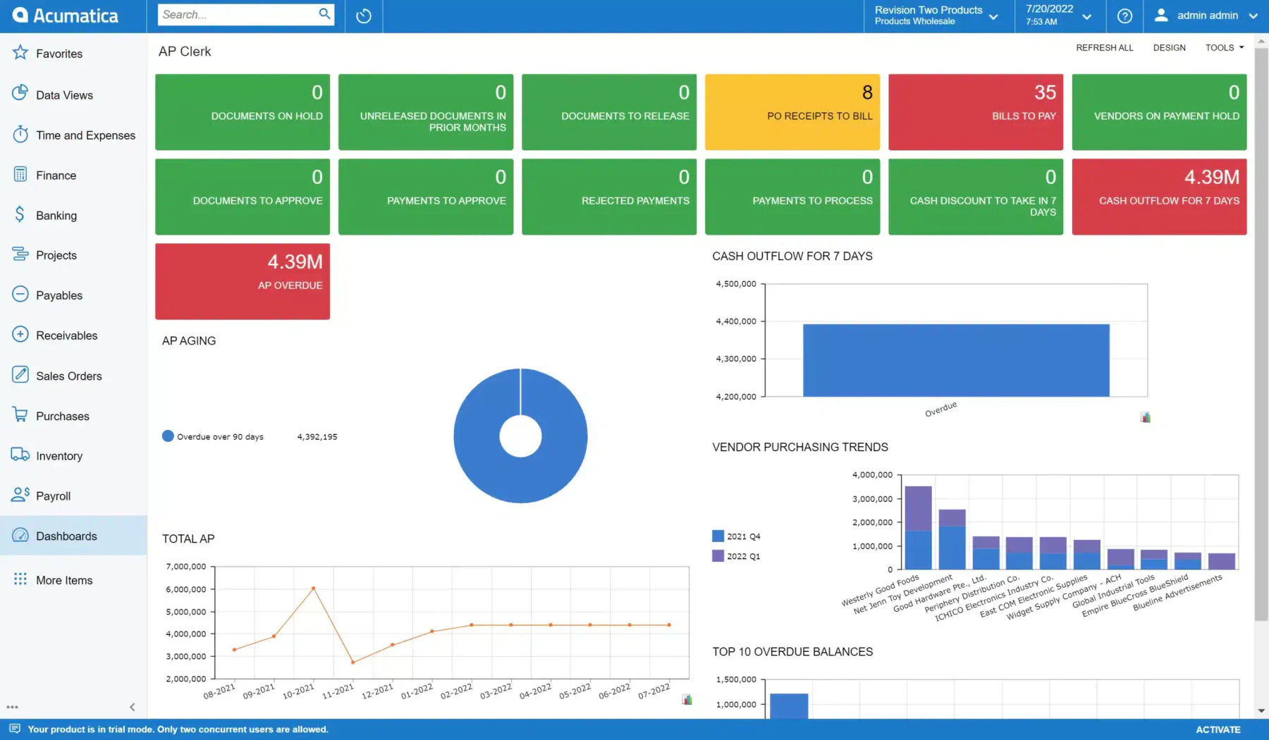accounting software for construction Acumatica
