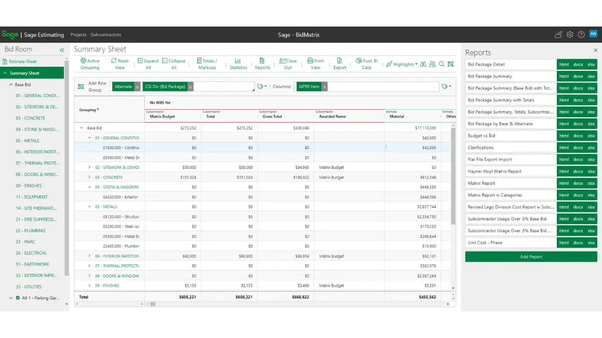 Sage Estimating Software