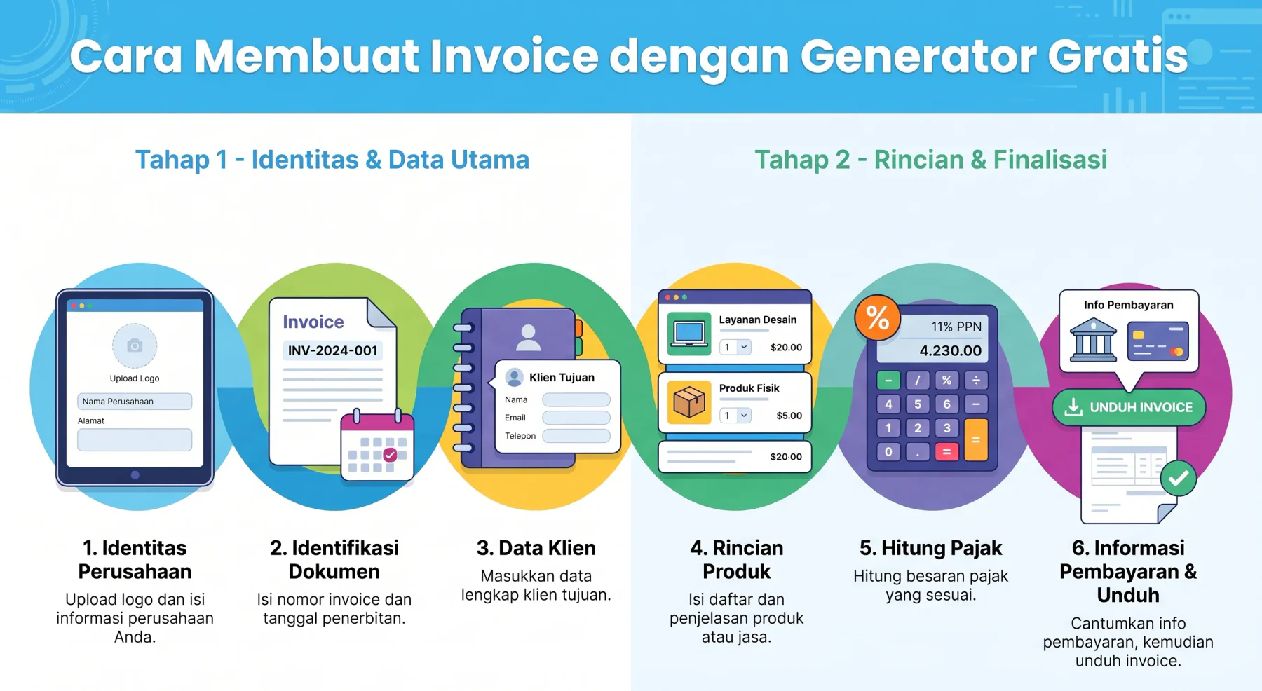 cara membuat invoice dengan generator hashmicro