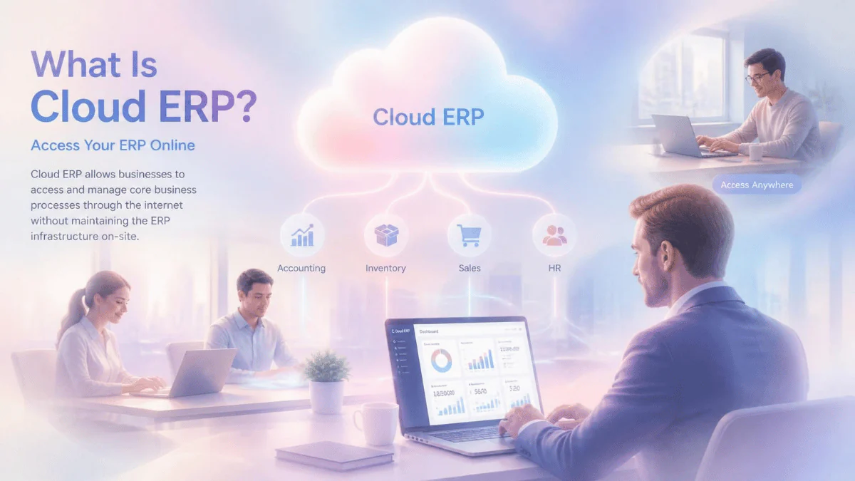 Cloud ERP คืออะไร? รู้จักระบบ ERP บน Cloud ก่อนเลือกใช้
