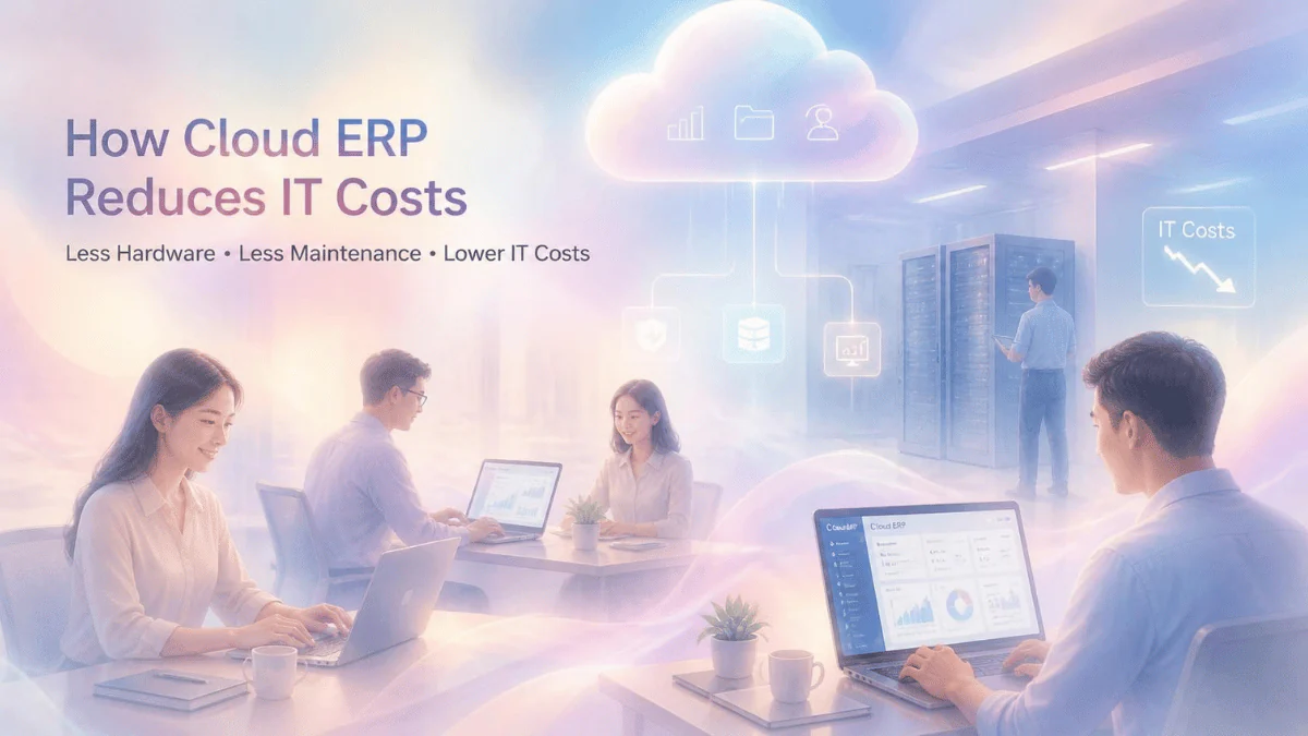 Cloud ERP ช่วยลดต้นทุน IT และ Infrastructure ได้อย่างไร?