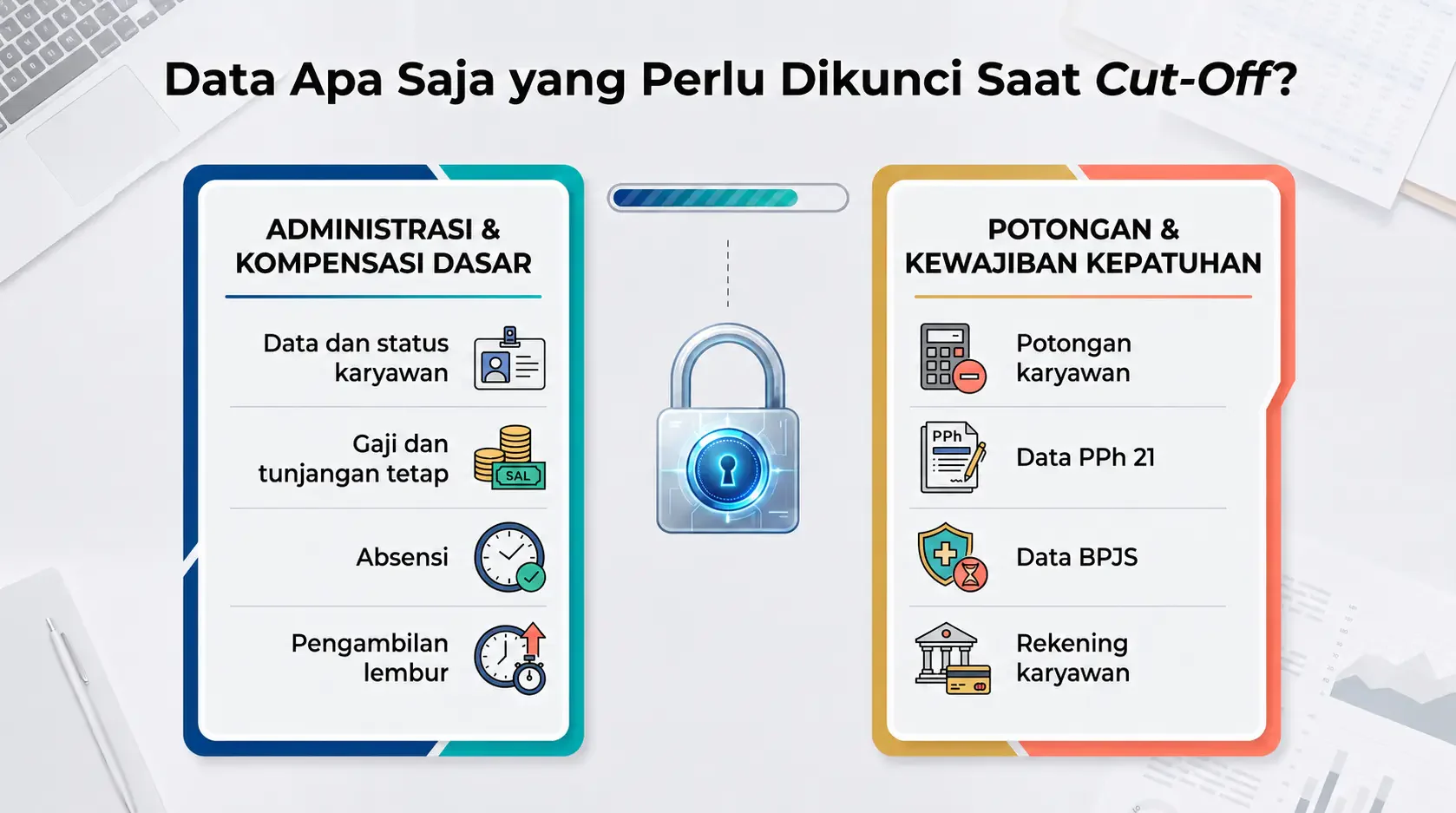 data yang perlu dikunci saat cut off hashmicro