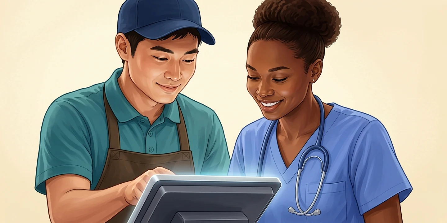 different industries use queue management systems
