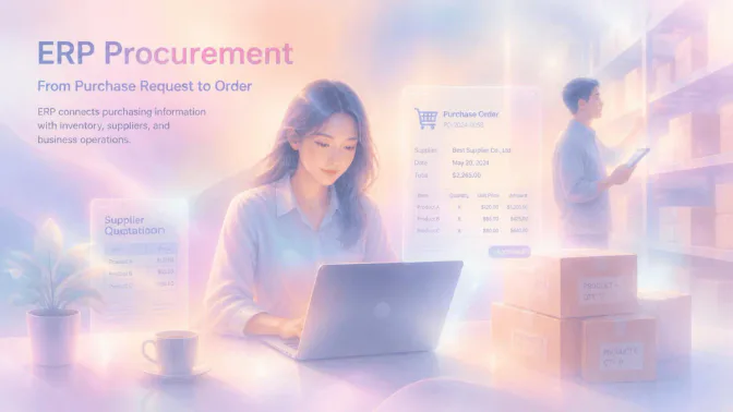 ERP จัดซื้อจัดจ้างคืออะไร? ช่วยธุรกิจอย่างไร