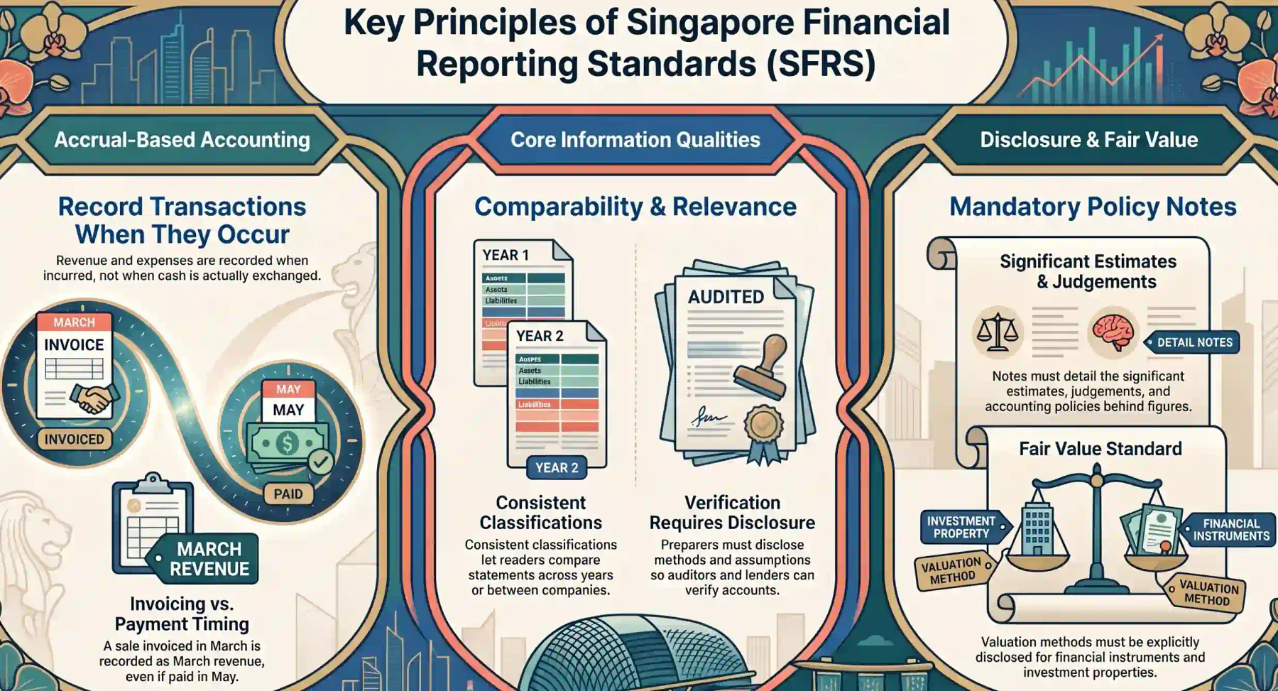 key principles of singapore financial reporting standards