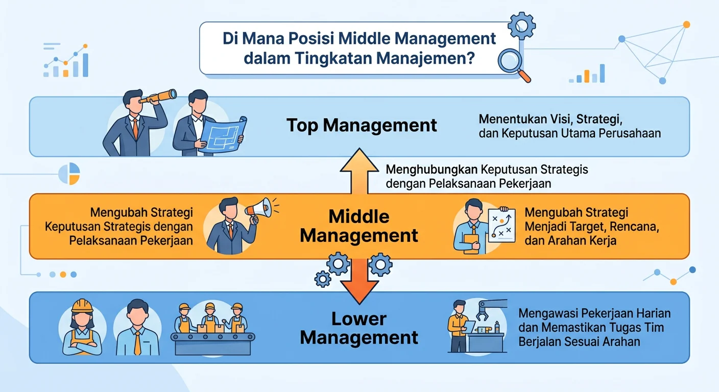 middle management adalah