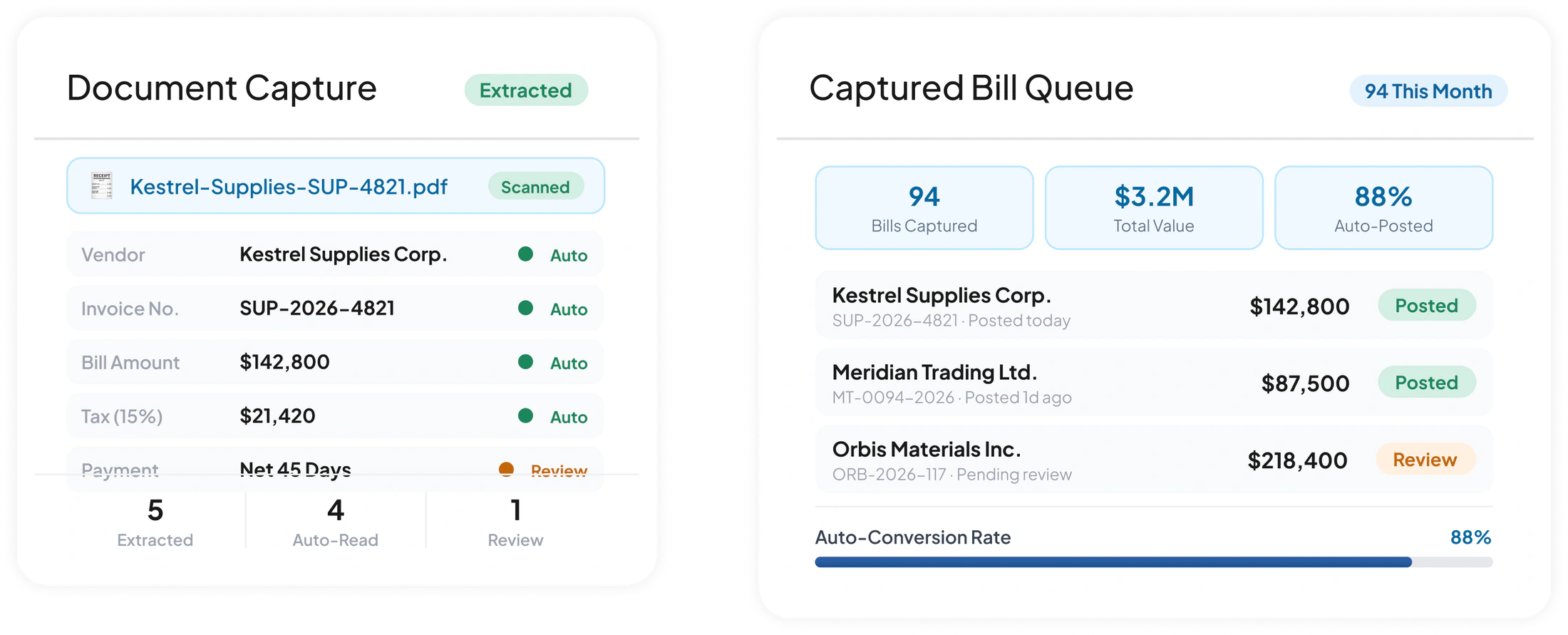 Invoicing Software ICR Vendor Bill Capture