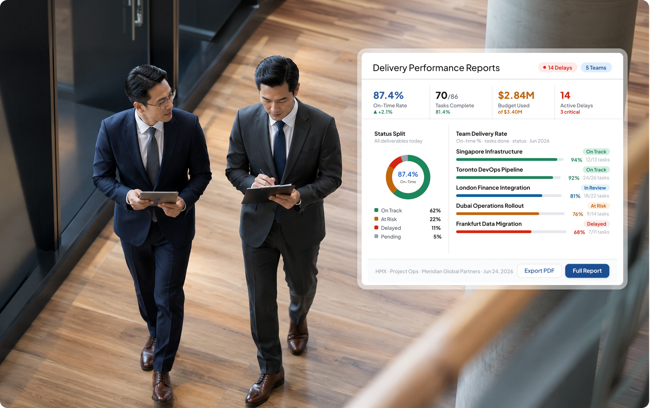 Project ERP Delivery Performance Reports