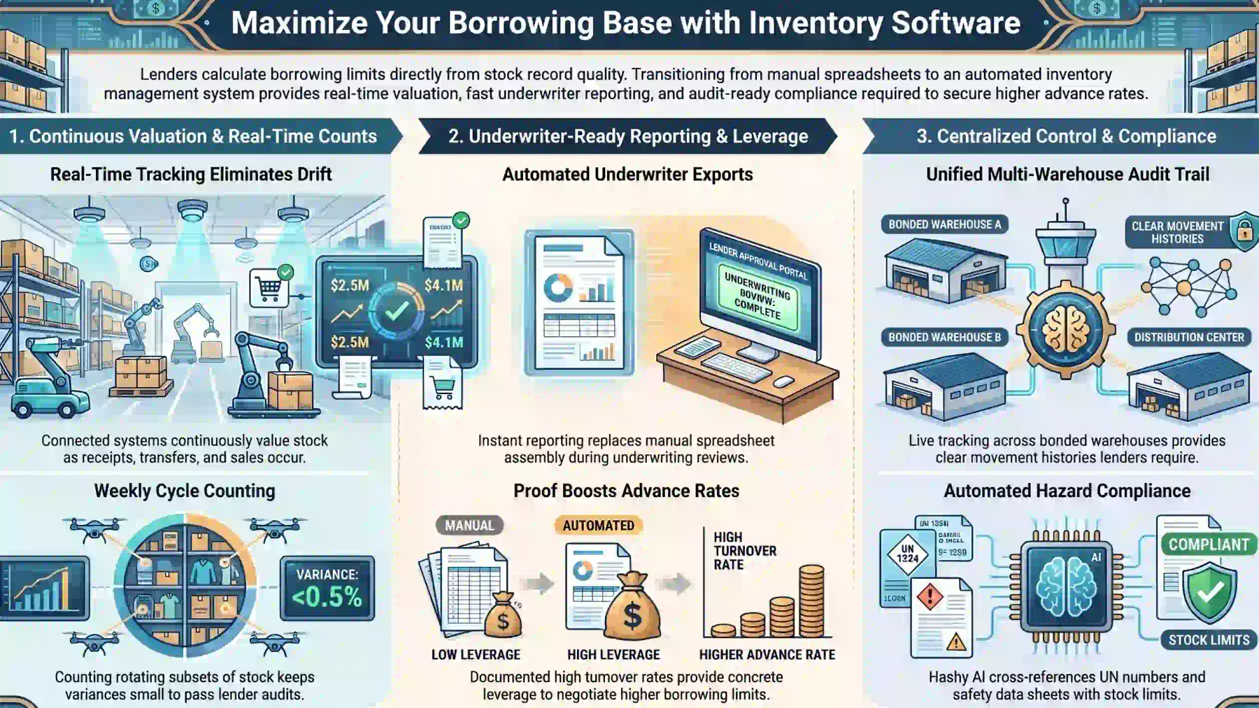 strengthening your borrowing base with inventory management software