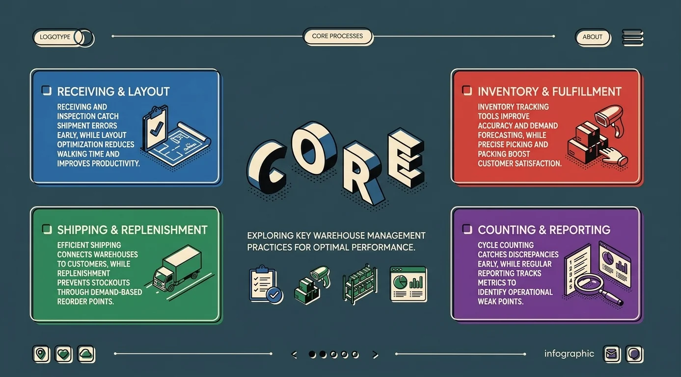 the process of warehouse inventory management