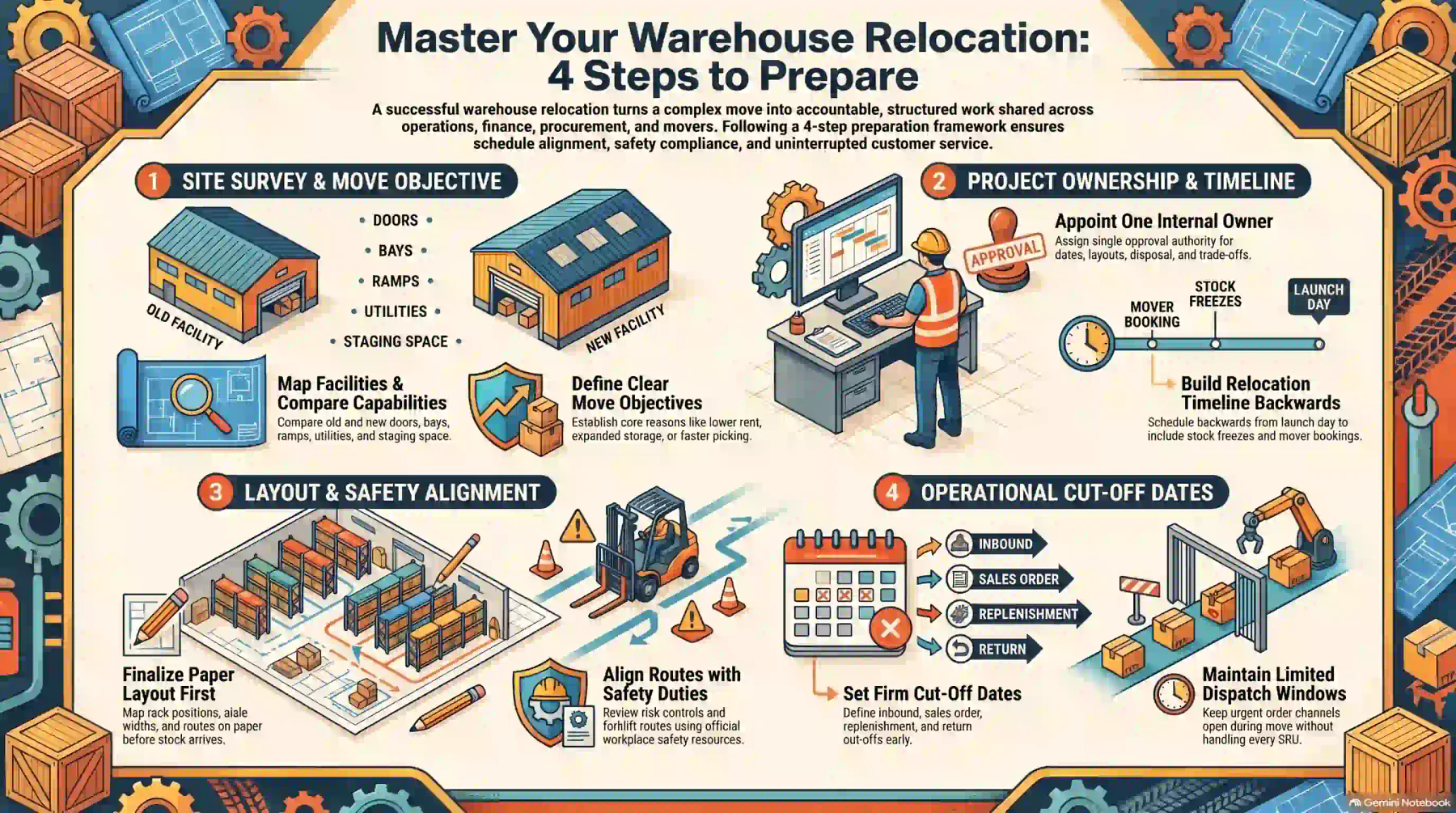 warehouse relocation plan what to prepare first